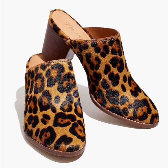 Madewell Shoes - Madewell The Harper Mule in Leopard Calf Hair​
